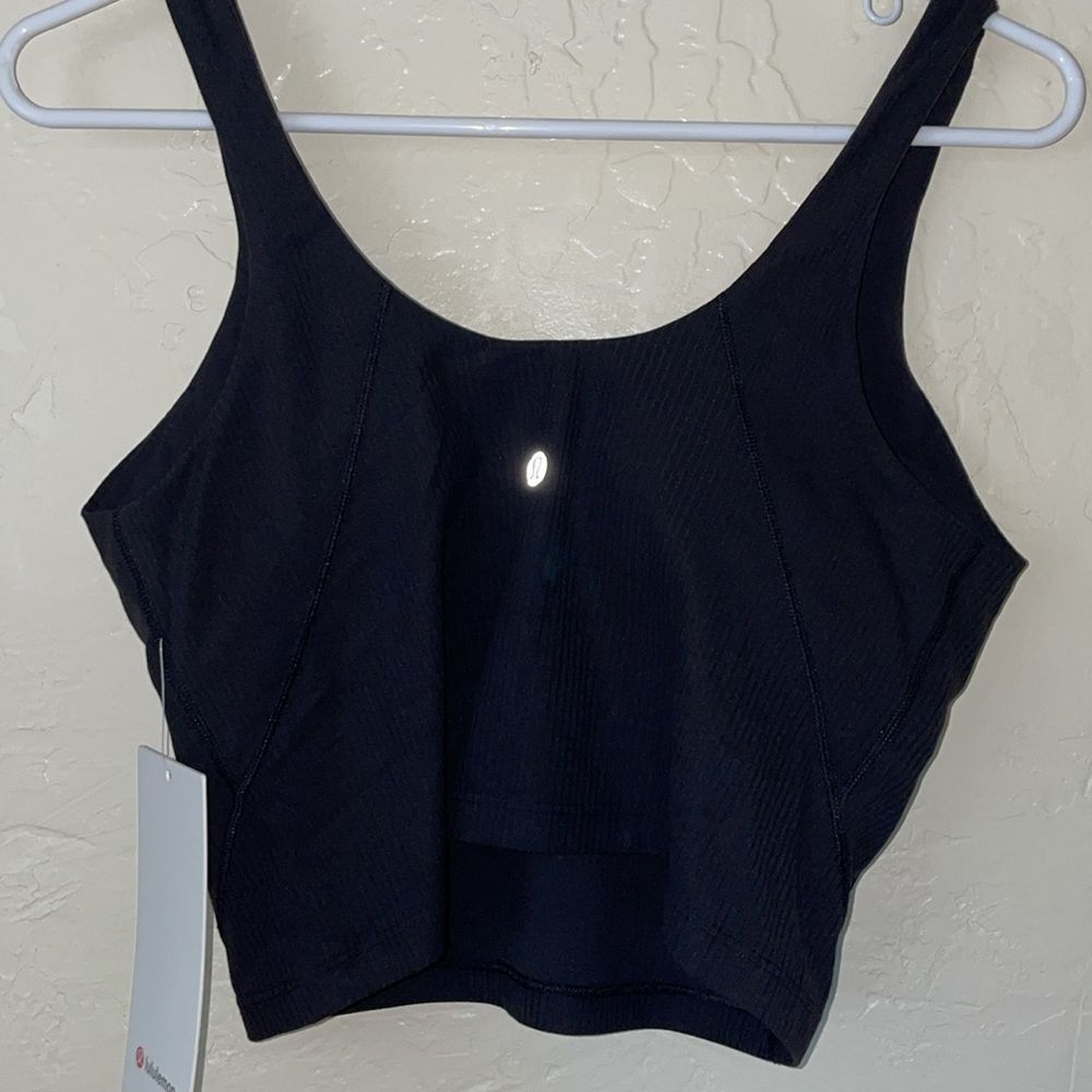 LULULEMON Align Ribbed Tank BLACK SIZE 10 BRAND new NWT GORGEOUS BRAND NEW - Picture 2 of 5